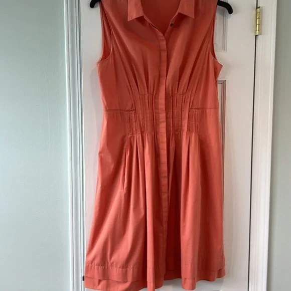 open lace back dress Tahari ASL Plus Linen-Blend Midi Dress